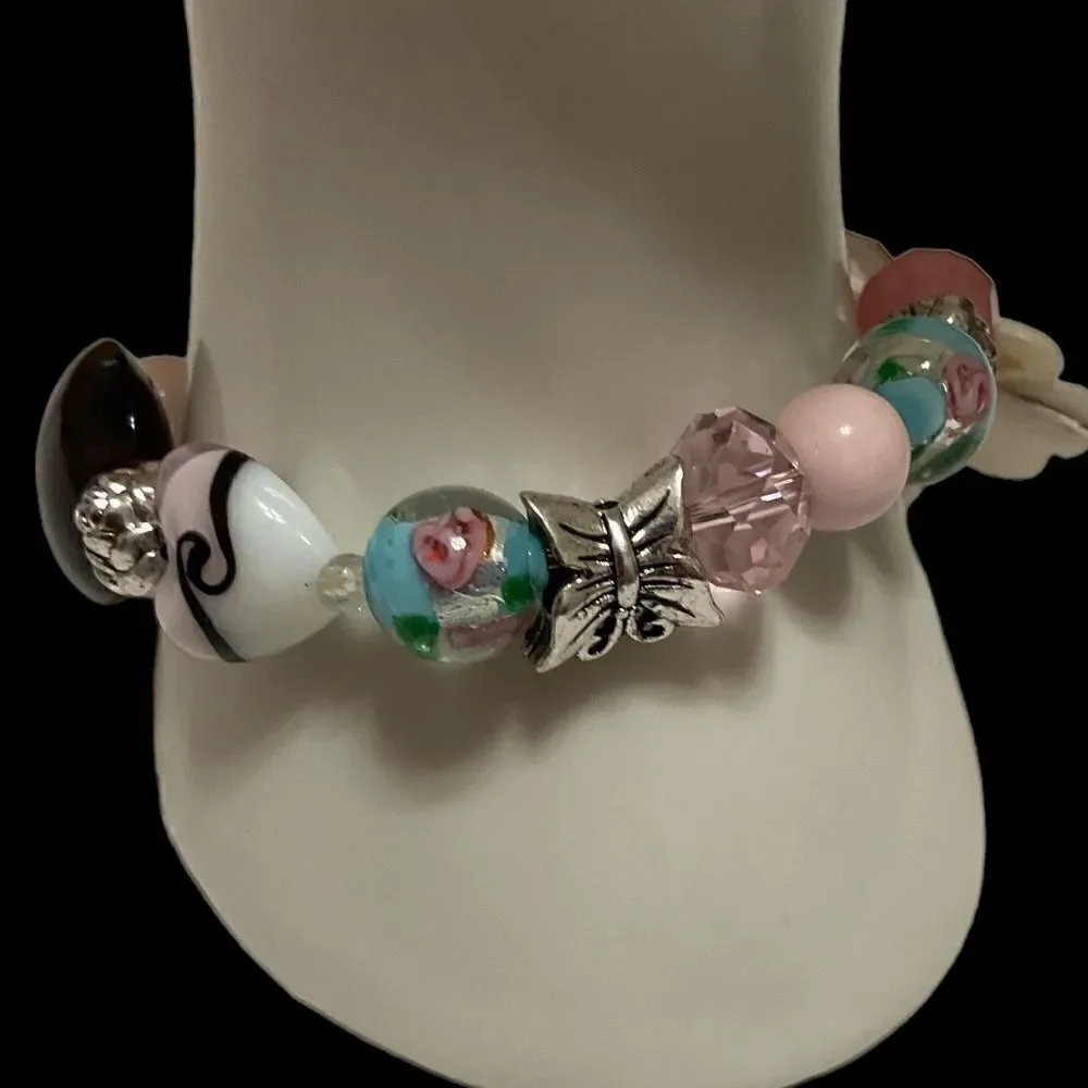 Venetian Glass Bracelet on hold for June 30 Jackie-Cameron
